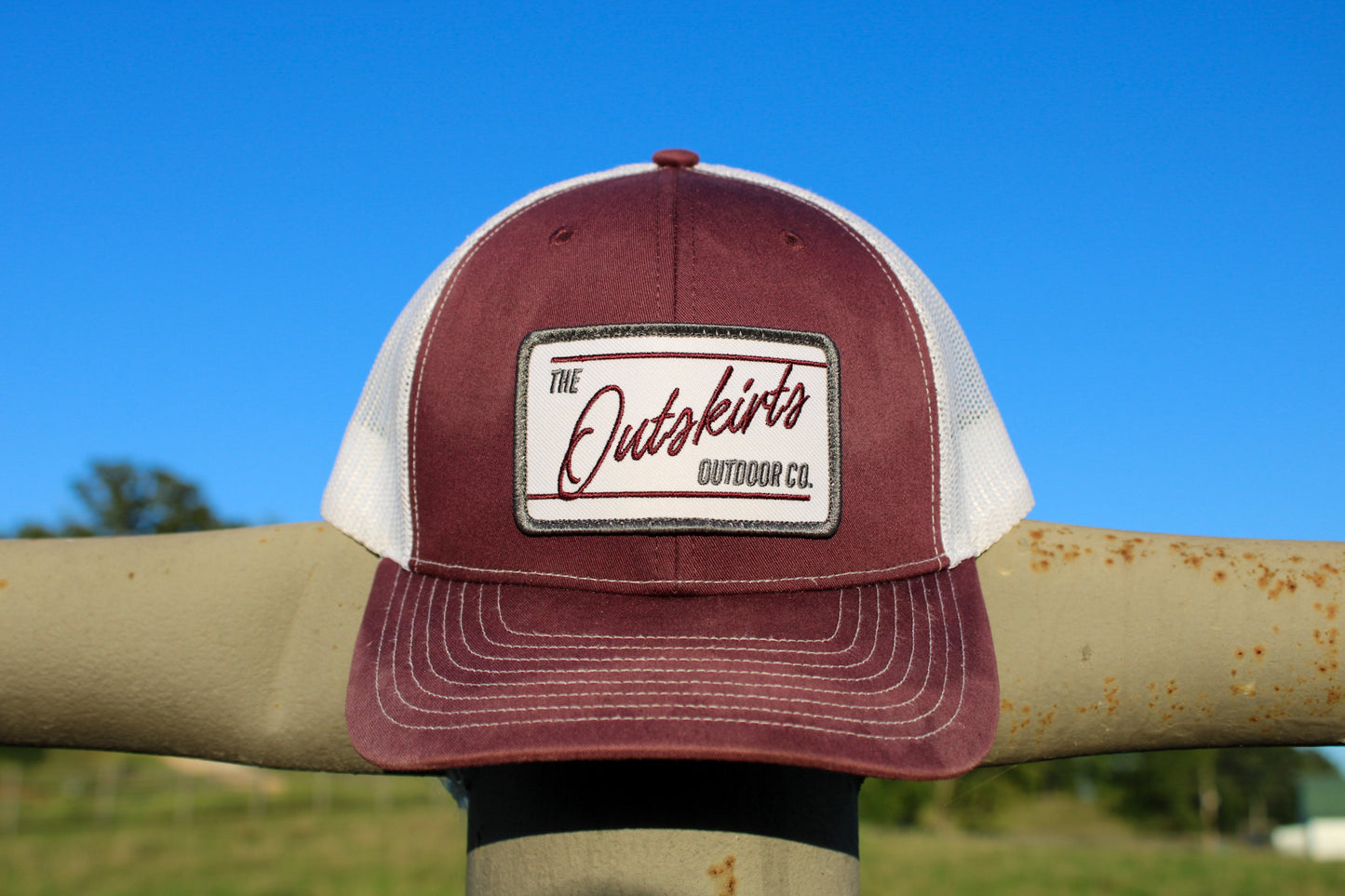 The Outskirts Hat - Maroon