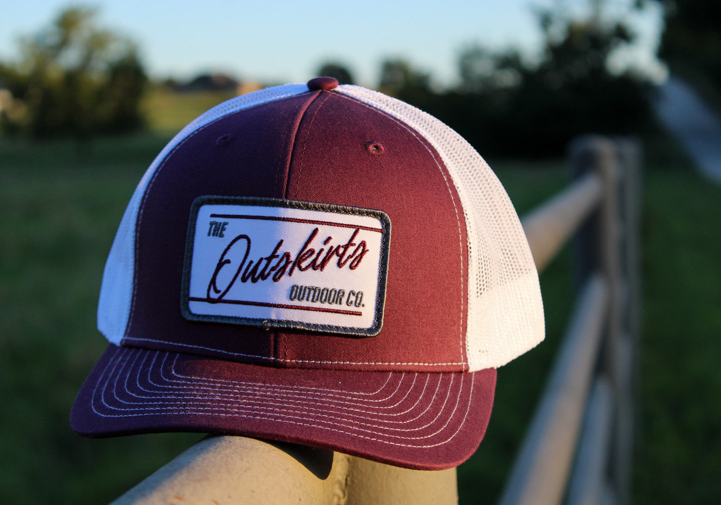 The Outskirts Hat - Maroon