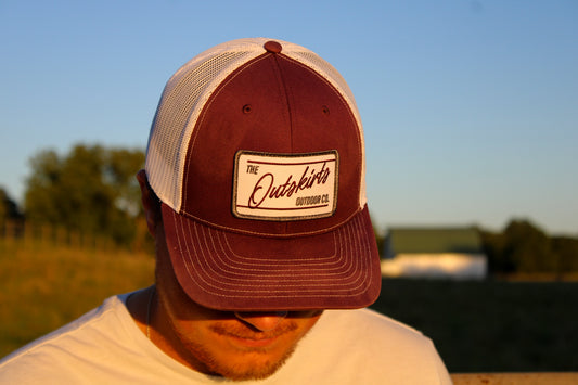 The Outskirts Hat - Maroon